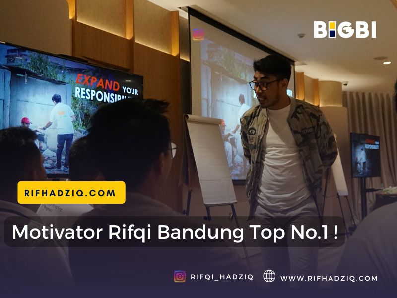 top motivator bandung rifqi hadziq untuk perusahaan