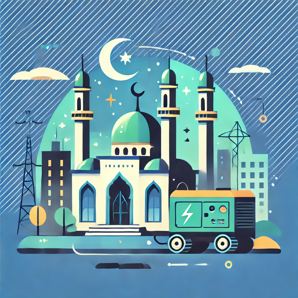 masjid dan genset